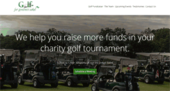 Desktop Screenshot of golfforgoodnesssake.com