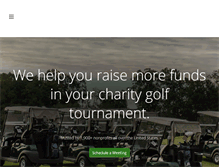 Tablet Screenshot of golfforgoodnesssake.com